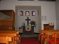 Kirchenraum in der Kapelle Hoppecke
